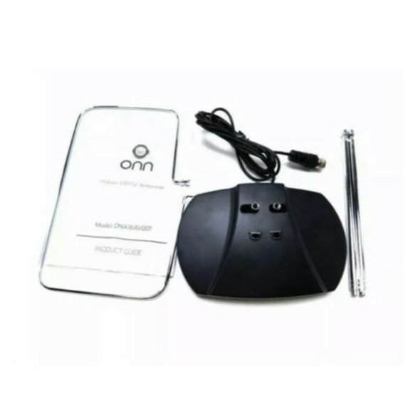 Onn Indoor Easy-Adjust HDTV High Quality Antenna Within 20 Miles Broadcast New - Picture 2 of 8